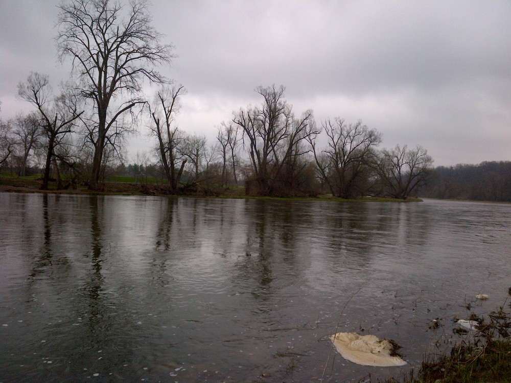 A view of the Grand River. 